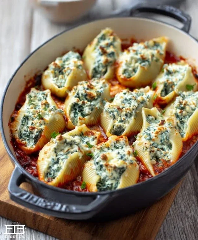 Spinach and Ricotta Stuffed Shells Recipe