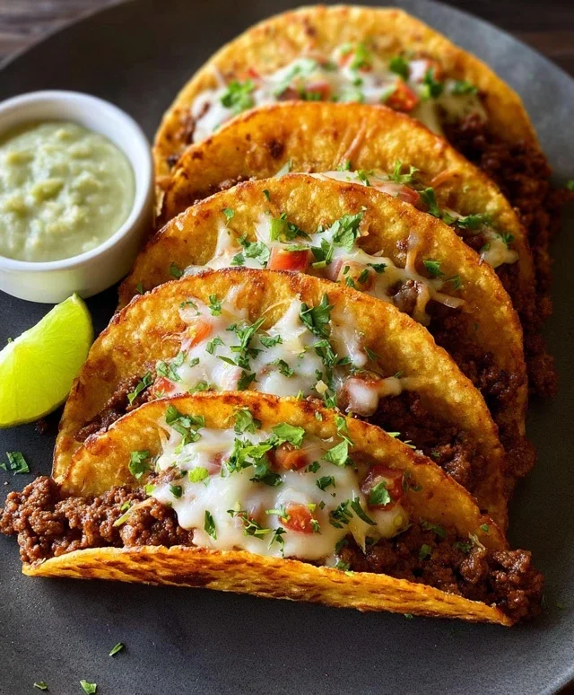Crispy Ground Beef Tacos