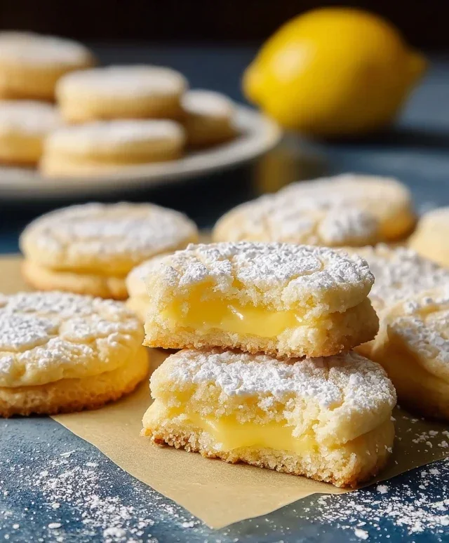Lemon Bar Butter Cookies