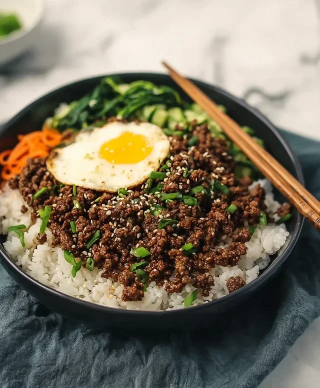 Korean Ground Beef Bowl (25-Minutes)