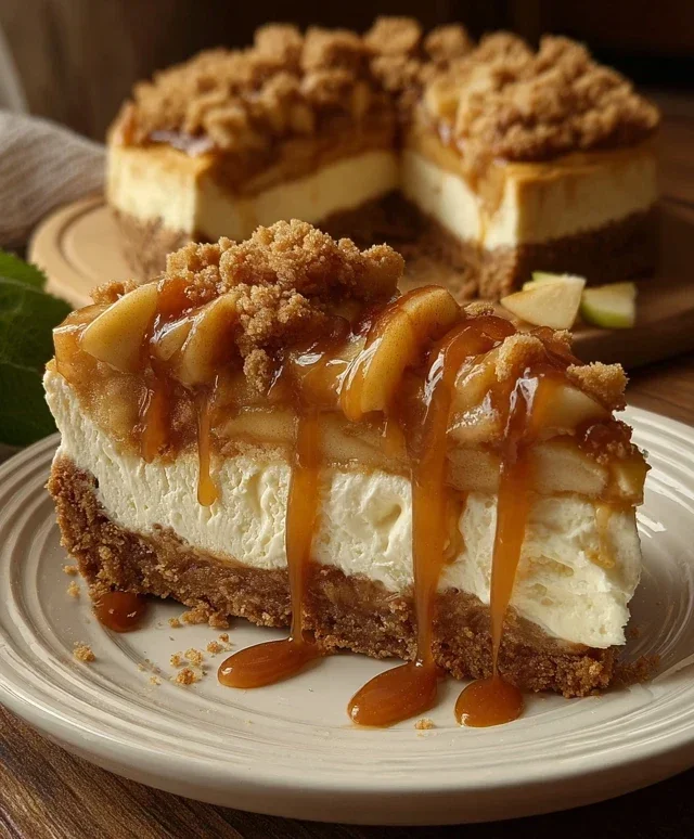 No bake Apple pie cheesecake