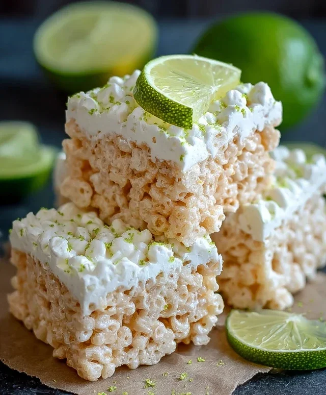 Key Lime Pie Rice Treats
