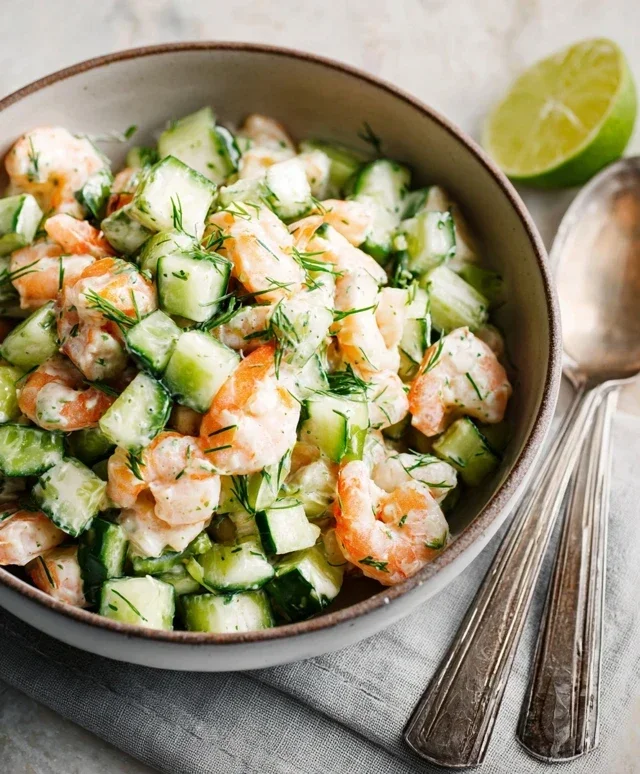 Cucumber Shrimp Salad