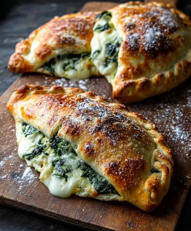 Ricotta Spinach Calzones