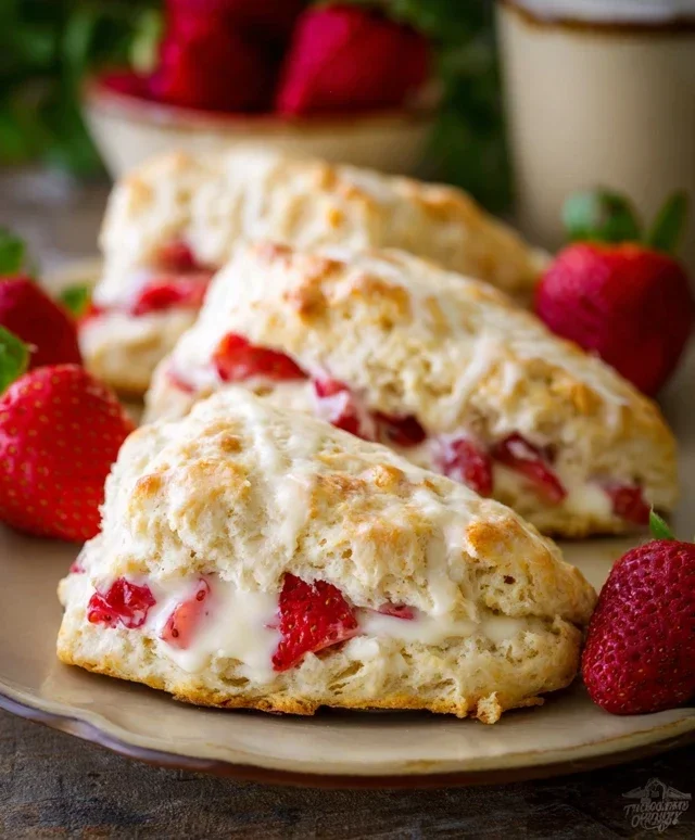 Strawberry Scones