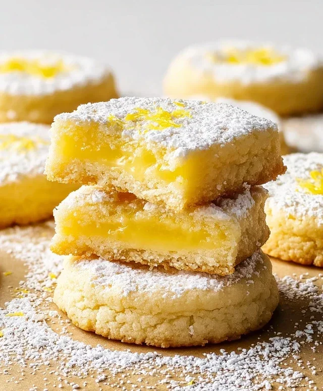 Lemon Bar Butter Cookies