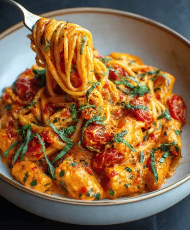 Creamy Tomato Garlic Pasta