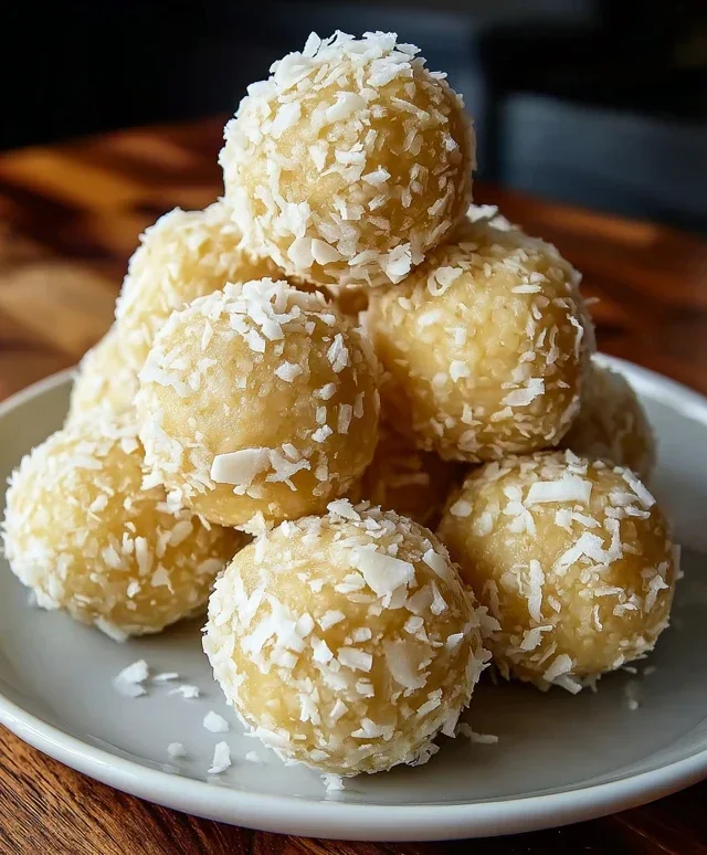 Lemon Coconut Protein Balls
