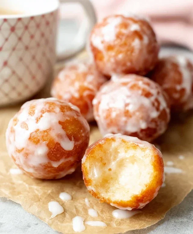Easy Keto Glazed Donut Balls