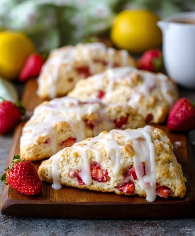 Strawberry Scones