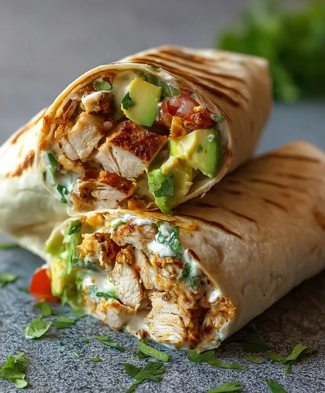 Chicken Avocado Wrap