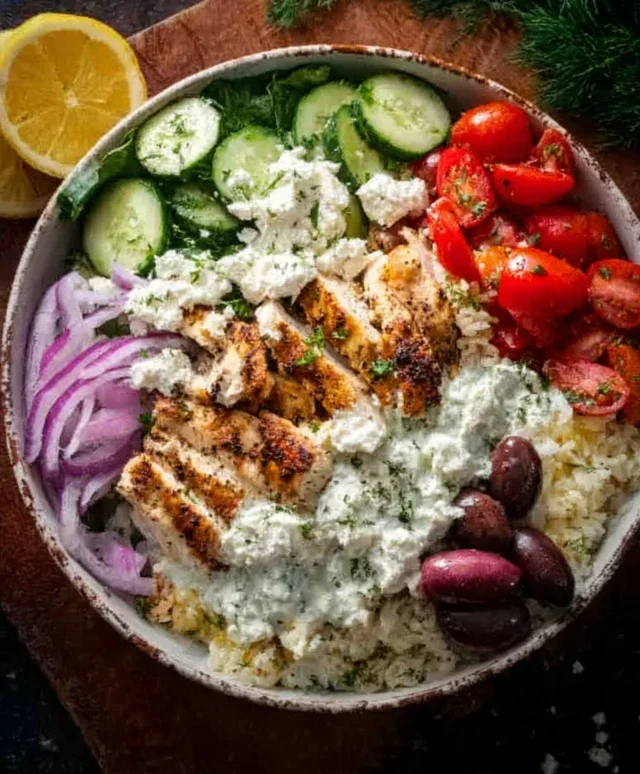 Greek Chicken Bowls