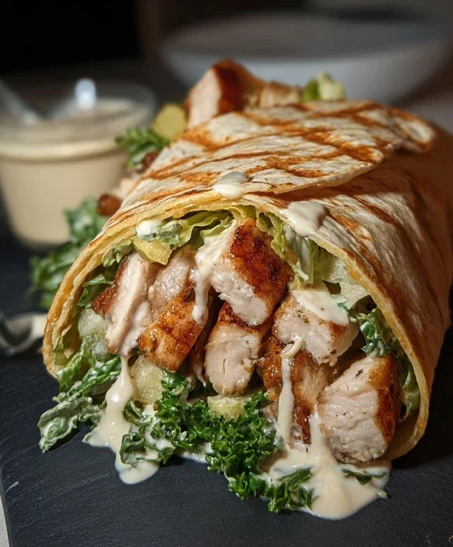 Chicken Caesar Wraps