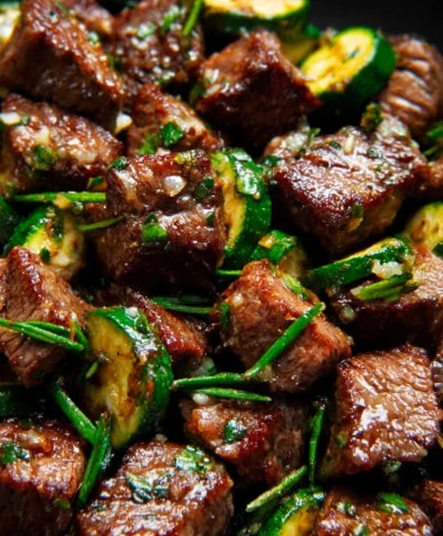 Garlic Butter Steak Lightning Noodles
