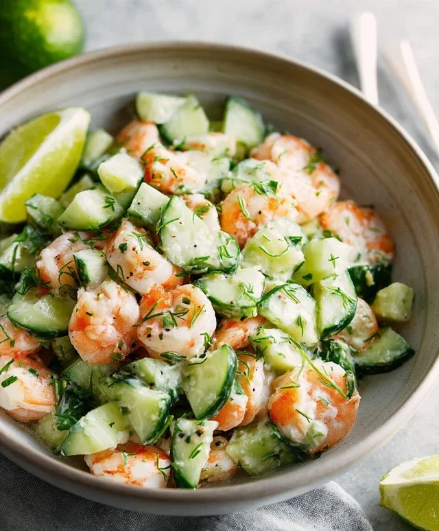 Cucumber Shrimp Salad