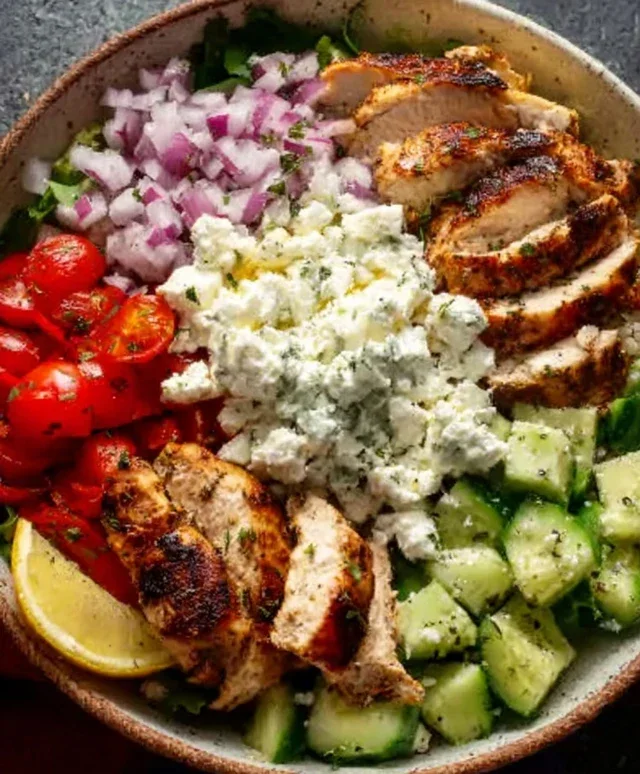 Greek Chicken Bowls