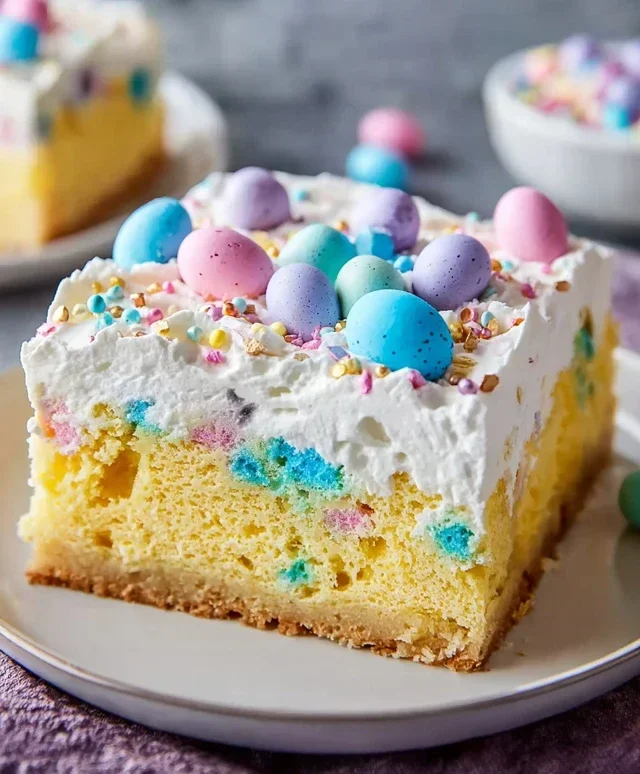Easter Poke Cake