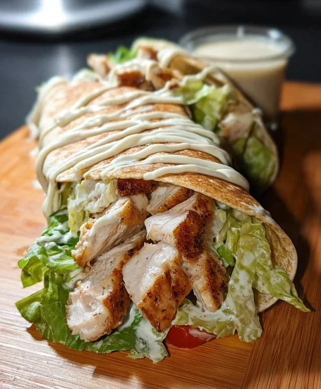 Chicken Caesar Wraps