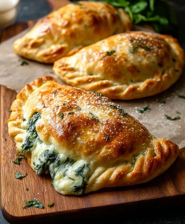 Ricotta Spinach Calzones