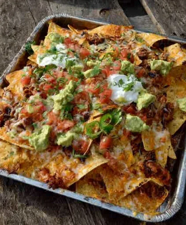 Campfire Grilled Nachos