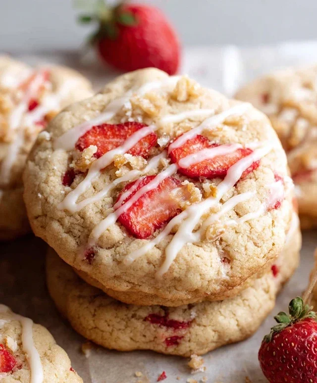 Strawberry Shortcake Cookies