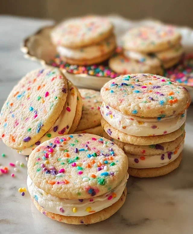 Funfetti Sandwich Cookies