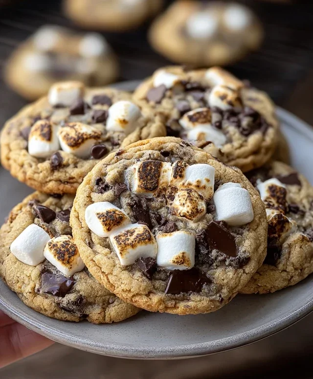 S'mores Cookies and Cream Cookies