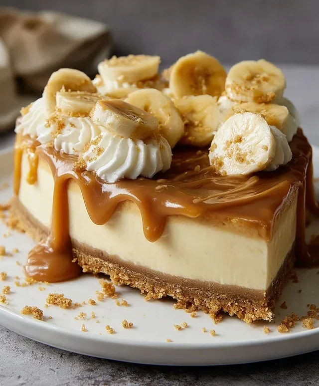 No-Bake Banoffee Cheesecake