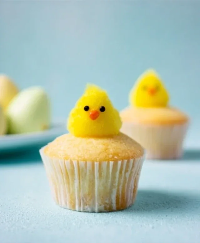 Easter Chick Cupcakes